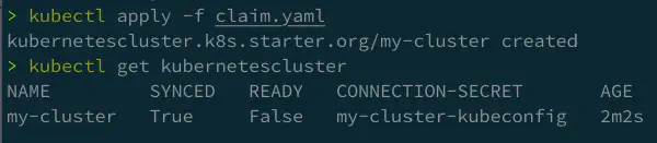 Claim in cluster
